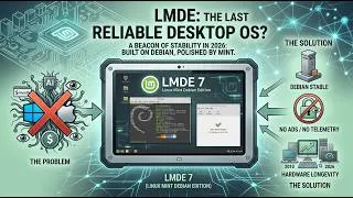 Thumbnail: Linux Mint LMDE: The Last Reliable Desktop OS? Here’s Why It Matters in 2026
