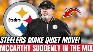 Thumbnail: ATTENTION: STEELERS MAKE INTERNAL DECISION THAT STRONGLY FAVORS MIKE MCCARTHY | Steelers News