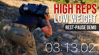 Thumbnail: Sandbag Rest-Pause Training: 4 Minutes to Failure