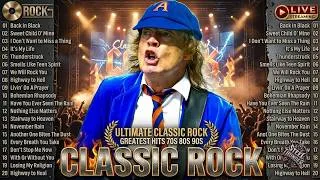 Thumbnail: Bon Jovi, Aerosmith, AC/DC, Scorpions, Queen, Nirvana, Guns N Roses ⚡ Classic Rock Hits 70s 80s 90s