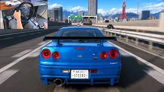 Thumbnail: Nissan Skyline GT-R R34 | Forza Horizon 6 (Steering Wheel + Shifter Gameplay)