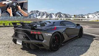 Thumbnail: Lamborghini Aventador SVJ - Forza Horizon 6 | Steering wheel Gameplay