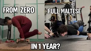 Thumbnail: INCREDIBLE 1 YEAR PLANCHE PROGRESS/ FROM ZERO TO FULL MALTESE AT 15 YEARS OLD 