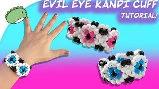 Thumbnail: Evil Eye Kandi Cuff Tutorial!