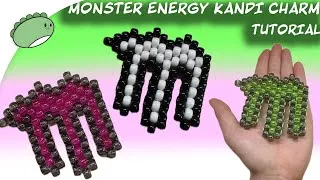 Thumbnail: Monster Energy Kandi Charm Tutorial!