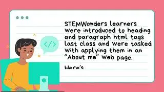 Thumbnail: Web development class - About Me webpage review