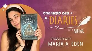 Thumbnail: A behind-the-scenes look at my interview with author Maria A. Eden on The Nerd Tea