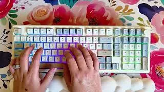 Thumbnail: EPOMAKER GALAXY 100 + MARBLE WHITE SWITCHES Keyboard | Keyboard ASMR | Sound Test Review 