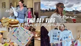 Thumbnail: 2 day vlog, solo parenting mum of 2. Shopping, family days out, girls craft night, homemade food UK