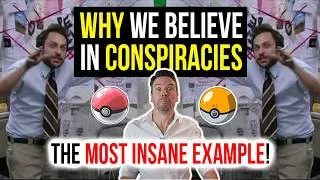 Thumbnail: An INSANE explanation of why we believe in CONSPIRACY THEORIES!