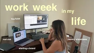 Thumbnail: A Work Week in my life — owning a new business & youtube behind the scenes