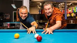 Thumbnail: Stephen Hendry VS Lee Mack in a Hilarious Pool Match