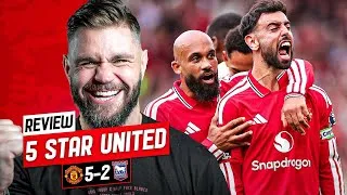 Thumbnail: FIVE STAR ⭐ UNITED! Man Utd 5-2 Ipswich Town Review