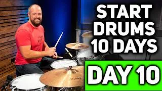 Thumbnail: [DAY 10] Absolute Beginner Drummer? Learn 10 Songs In 10 Days