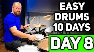 Thumbnail: [DAY 8] Absolute Beginner Drummer? Learn 10 Songs In 10 Days