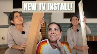 Thumbnail: Hanging Up My New TV! | Steph Grasso