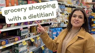 Thumbnail: Grocery Shopping with a Dietitian! | Steph Grasso