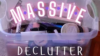 Thumbnail: DELCUTTERING HALF MY MAKEUP : BEAUTY CLEAN OUT 2025