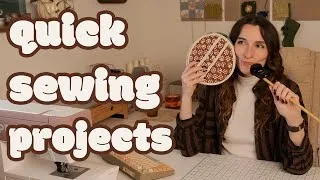 Thumbnail: last minute sewing projects for you to make as gifts! | 10 freebies!