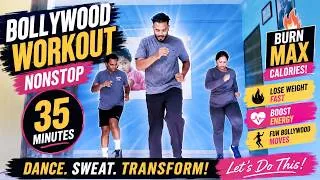 Thumbnail: Bollywood Workout | 35 Minutes Nonstop | Lose your weight fast | Step-N-Rise