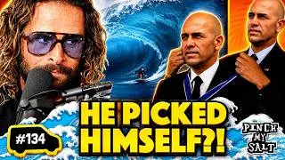 Thumbnail: Did Kelly Slater Buy His Way Into Tahiti?! | Pinch My Salt | #134