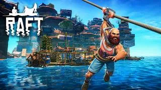 Thumbnail: Ziplines and Zit Pigs! Caravan Town Part 2 | Raft | Episode: 11