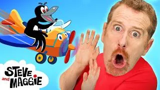 Thumbnail: Magic Toy Car, Holiday Fun for Kids with Steve and Maggie | Wheels on the Bus | Johny Johny Yes Papa