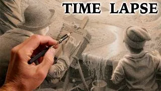 Thumbnail: World Building - Composing A Realistic Drawing From Imagination in 15 mins