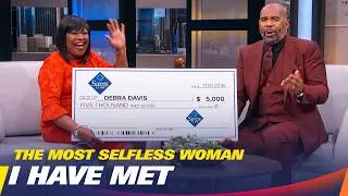 Thumbnail: She Spends Her Own Money to Feed 75 People Every Day! | Steve Harvey