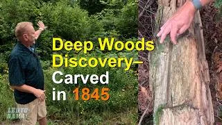 Thumbnail: Found! Tree Carvings from 1845