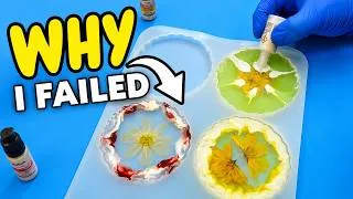 Thumbnail: Only 1 Out of 5 Worked: The RISK of Alcohol Inks in Resin
