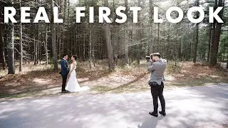 Thumbnail: Wedding Photography Behind the Scenes | A Real First Look + Solo and Bride & Groom Portraits