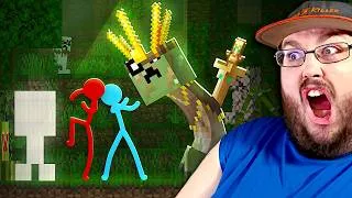 Thumbnail: Creeper Clan - Animation vs. Minecraft Shorts Ep 40 REACTION!!!