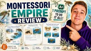 Thumbnail: Montessori Empire Review | Create Insane Etsy Printables With One Prompt!
