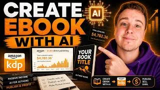 Thumbnail: How To Create An Ebook With AI For Amazon KDP (Perfect For Beginners!)