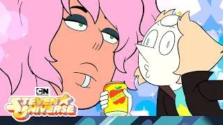 Thumbnail: Pearl’s Pink Haired Crush | Police Chase Edition 🚨 | Steven Universe | Cartoon Network