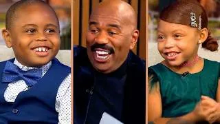 Thumbnail: Kid LOVE 🥰 Expert Introduces His CRUSH  to Steve Harvey! 👦🏽❤️👧🏽