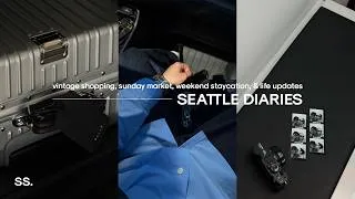 Thumbnail: seattle diaries | sunday market, shopping, new cafes, & huge life updates