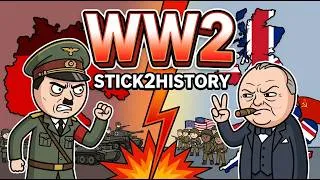 Thumbnail: World War 2 Explained in 19 Minutes - Stick2History