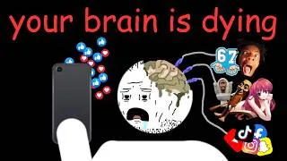 Thumbnail: how to actually STOP Doomscrolling in 15 mins (explained by a stickfigure)
