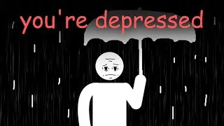 Thumbnail: how to actually become happy in 8 minutes (explained by a stickfigure)