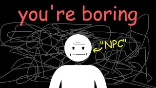 Thumbnail: how to actually get a personality in 5 mins (explained by a stick figure)