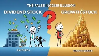Thumbnail: Dividends vs. Growth Stocks: Which Strategy Actually Builds Wealth?