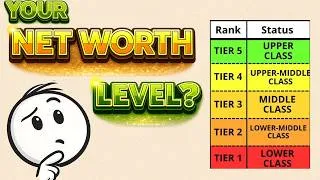 Thumbnail: 5 Wealth Tiers by Net Worth: Which One Are You Trapped In? | StickmenMoney