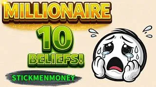 Thumbnail: 10 Things Millionaires Believe About Money (That Nobody Teaches You) | StickmenMoney