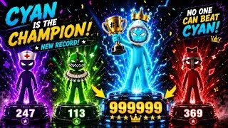 Thumbnail: CYAN THE CHAMPION OF STICKMAN PARTY💀🔥| SEA CYAN THE BEST STICKMAN EVER | STICKMAN PARTY | 