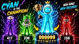 Thumbnail: 🩵 999999 Score! CYAN Is the Last One Standing 👑