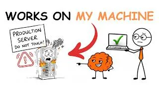 Thumbnail: Docker Explained: Why Code Breaks in Production (The "Works on My Machine" Lie)