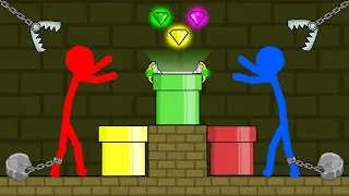 Thumbnail: Watergirl and Fireboy Stickman Animation - ( Part 3 Diamond )