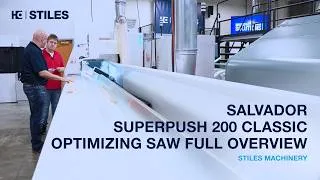 Thumbnail: Salvador SuperPush 200 Classic Optimizing Saw |  Full Overview | Stiles Machinery